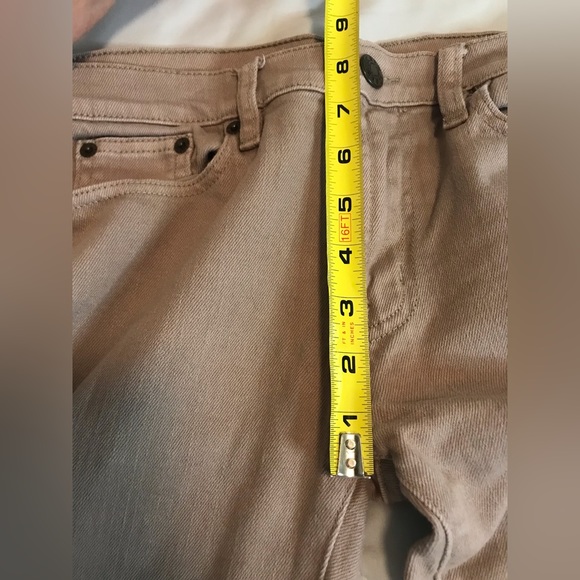 J. Crew stretch tan skinny jeans. Size 28. - Picture 9 of 11